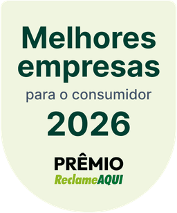 Selo Melhores Empresas para o Consumidor ReclameAqui 2026