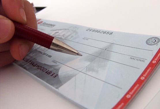 cheque caução