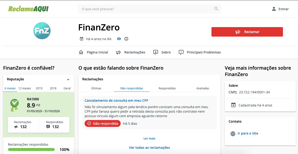 FinanZero recebe Selo RA1000: por que isso é importante?