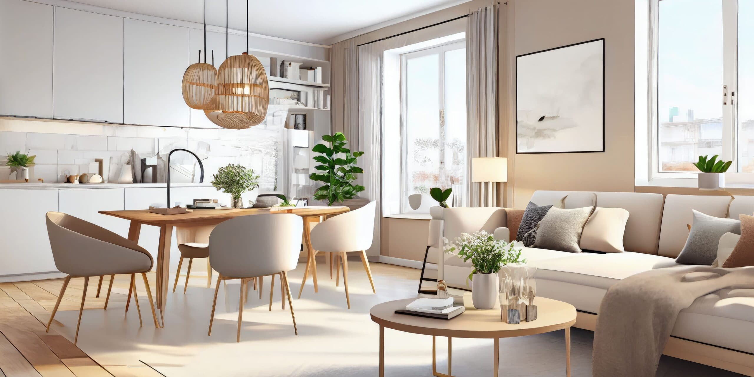 casa com vários móveis (consorcio de móveis)