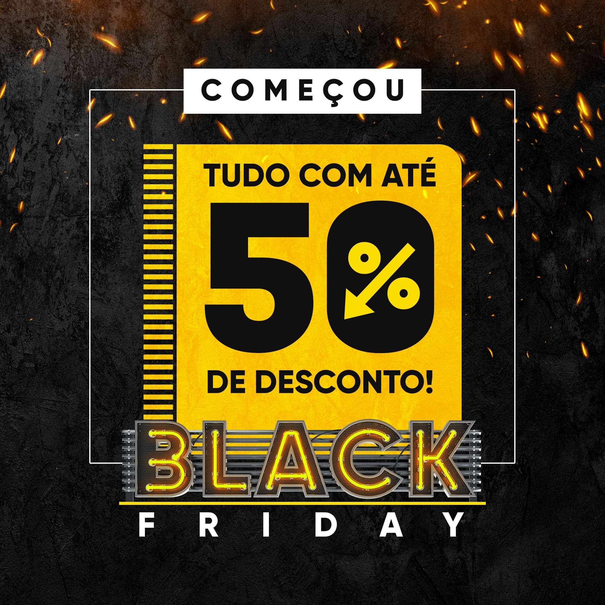 Cartaz de promoção (Black Friday)