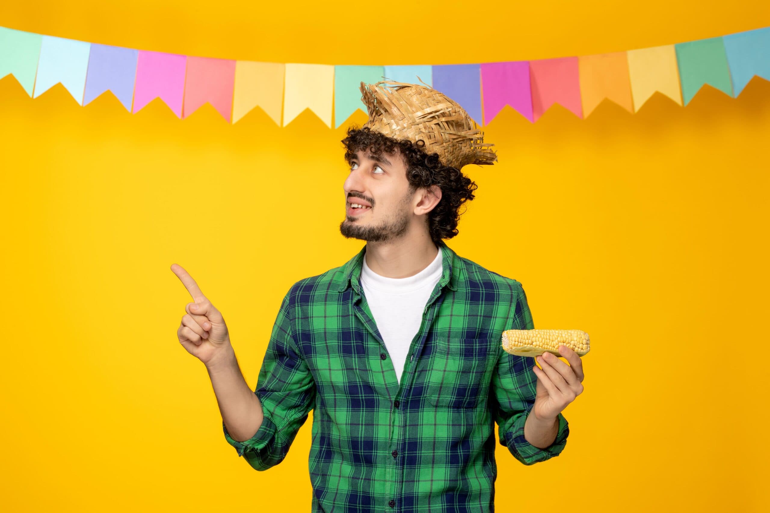 homem em festa junina (lucrar na festa junina)