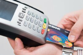 máquina de pagar com cartão de crédito