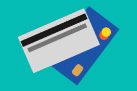 desenho de cartão de crédito (desbloquear o cartão do Auxílio Brasil)