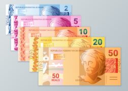 notas de dinheiro brasileiro (consignado do Auxílio Brasil)