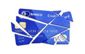 Cartão de crédito: Vetor de cartão quebrado